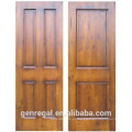 Porta de madeira interior do verniz da madeira maciça do painel da Quente-venda